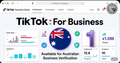 One Tiktok Business Center (Australia)